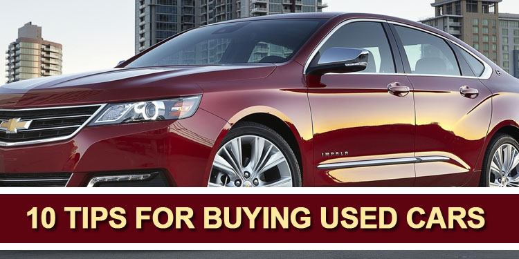 10 Tips For Buying Used Cars