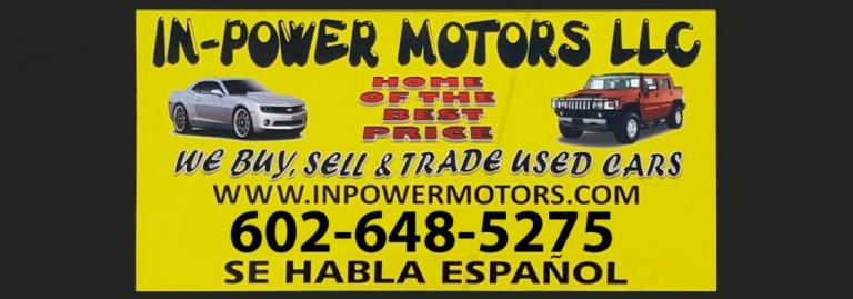 Buy Here Pay Here Car Lot Phoenix | Bad Credit - In-Power Motors, LLC